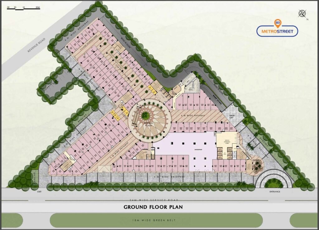 sv housing 83 metro street gurgaon ground floor plan