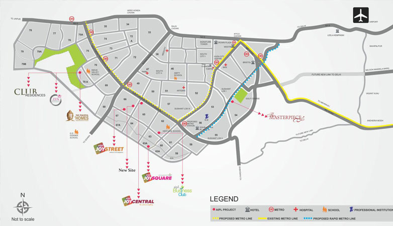 JOY STREET GURGAON LOCATION